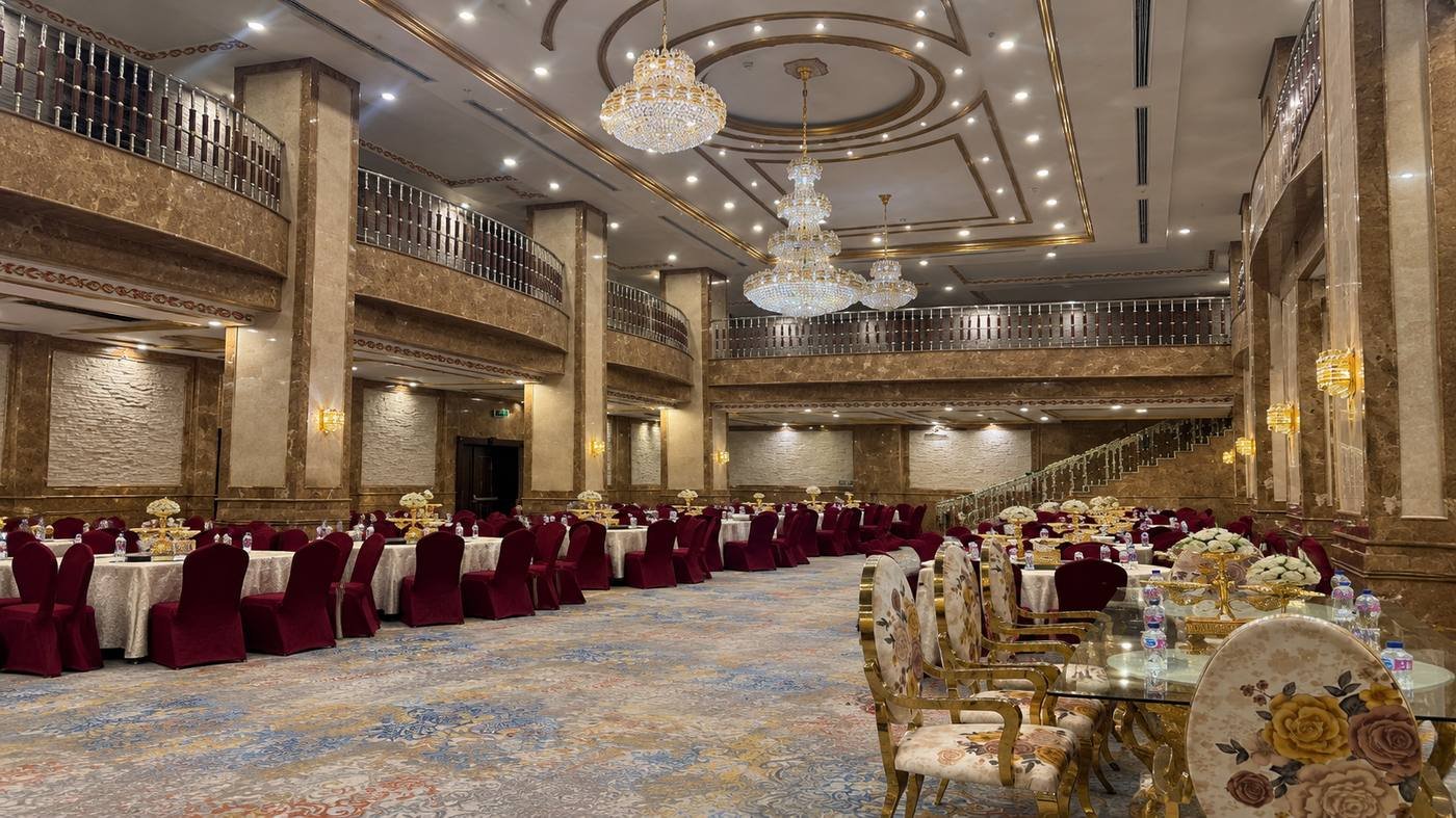 Princess Hall set for a wedding